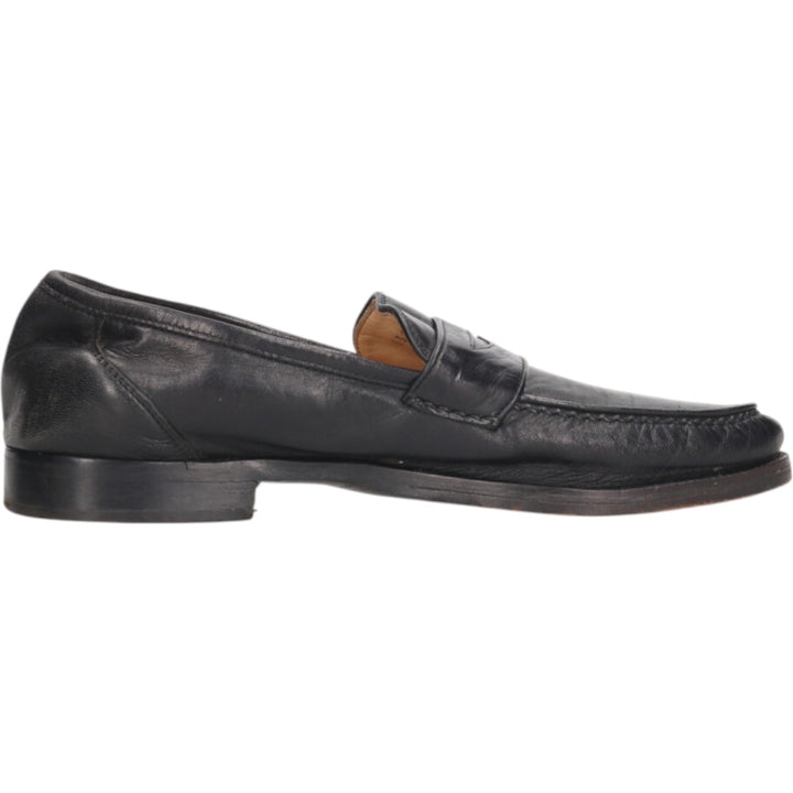 Sioux coin loafers, made in Germany, size 8 Men's 27.0cm genuine leather black type Vintage Second Hand
