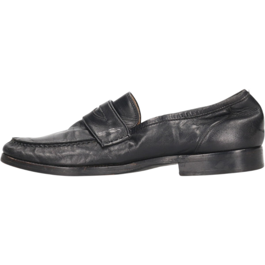 Sioux coin loafers, made in Germany, size 8 Men's 27.0cm genuine leather black type Vintage Second Hand