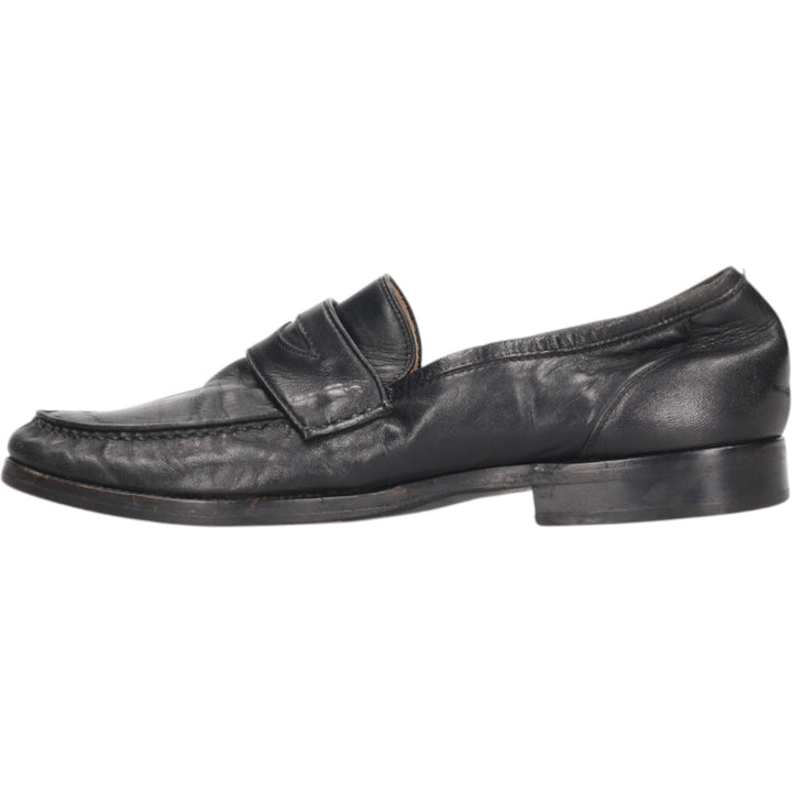 Sioux coin loafers, made in Germany, size 8 Men's 27.0cm genuine leather black type Vintage Second Hand