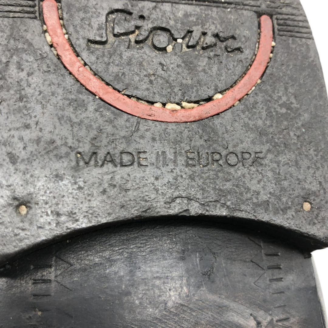 Sioux coin loafers, made in Germany, size 8 Men's 27.0cm genuine leather black type Vintage Second Hand