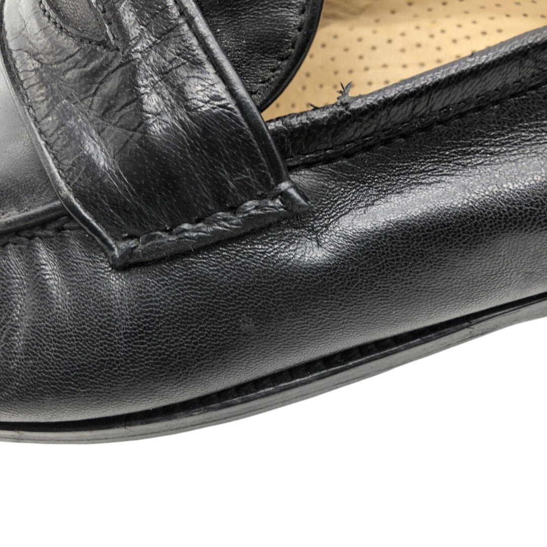 Sioux coin loafers, made in Germany, size 8 Men's 27.0cm genuine leather black type Vintage Second Hand