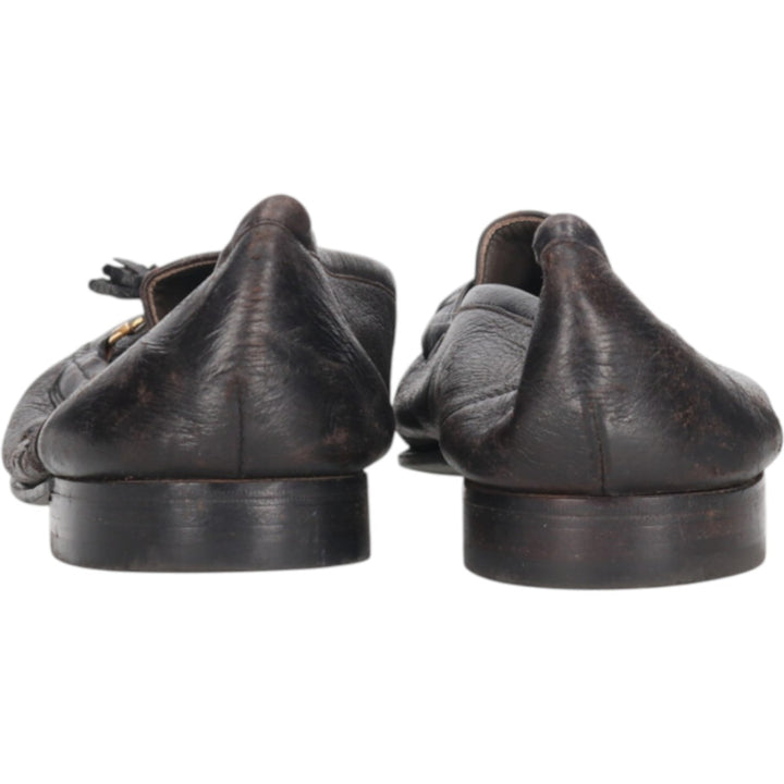 Bally Tassel Loafers, Size 10 1/2E Men's 29.0cm genuine leather black type Vintage Second Hand