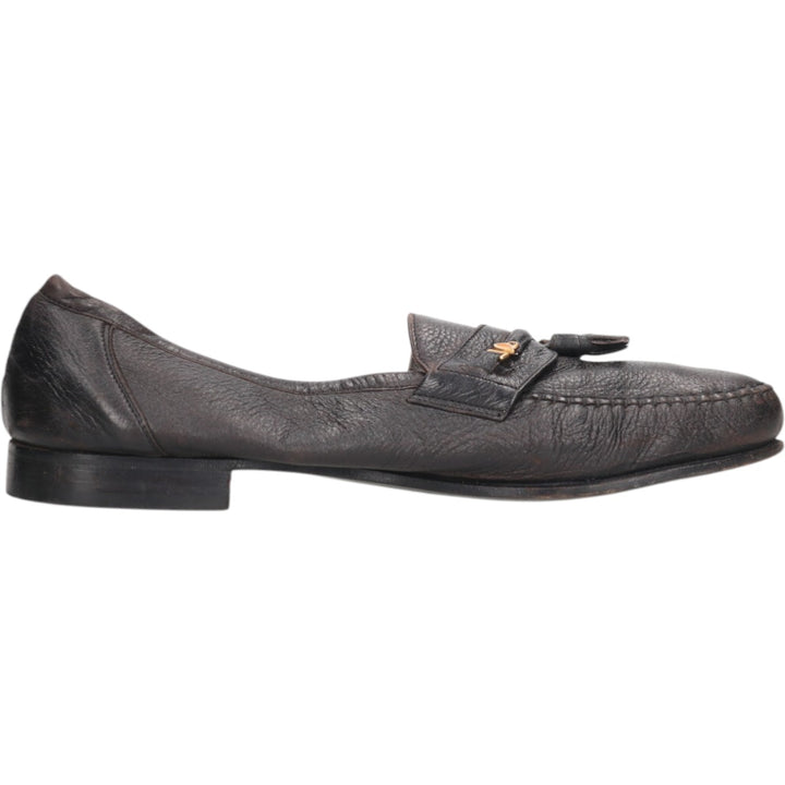 Bally Tassel Loafers, Size 10 1/2E Men's 29.0cm genuine leather black type Vintage Second Hand