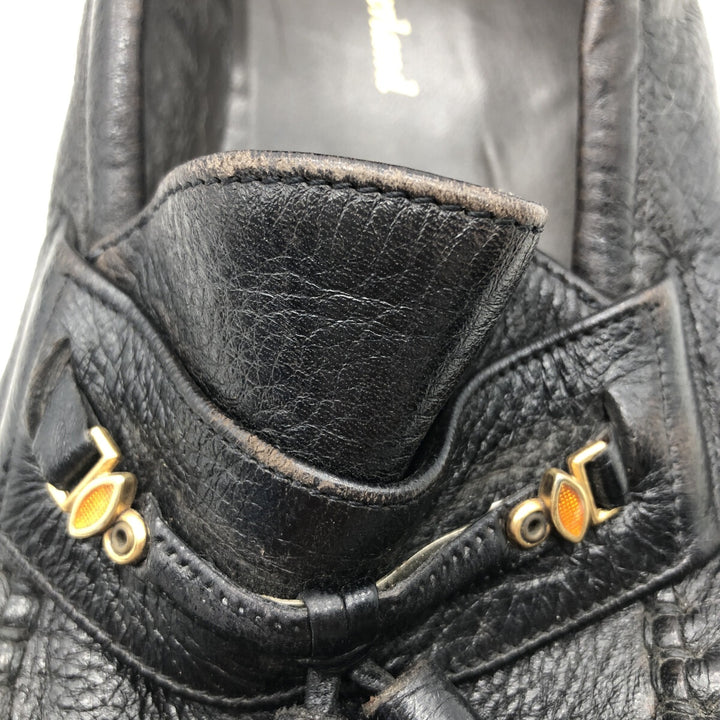 Bally Tassel Loafers, Size 10 1/2E Men's 29.0cm genuine leather black type Vintage Second Hand