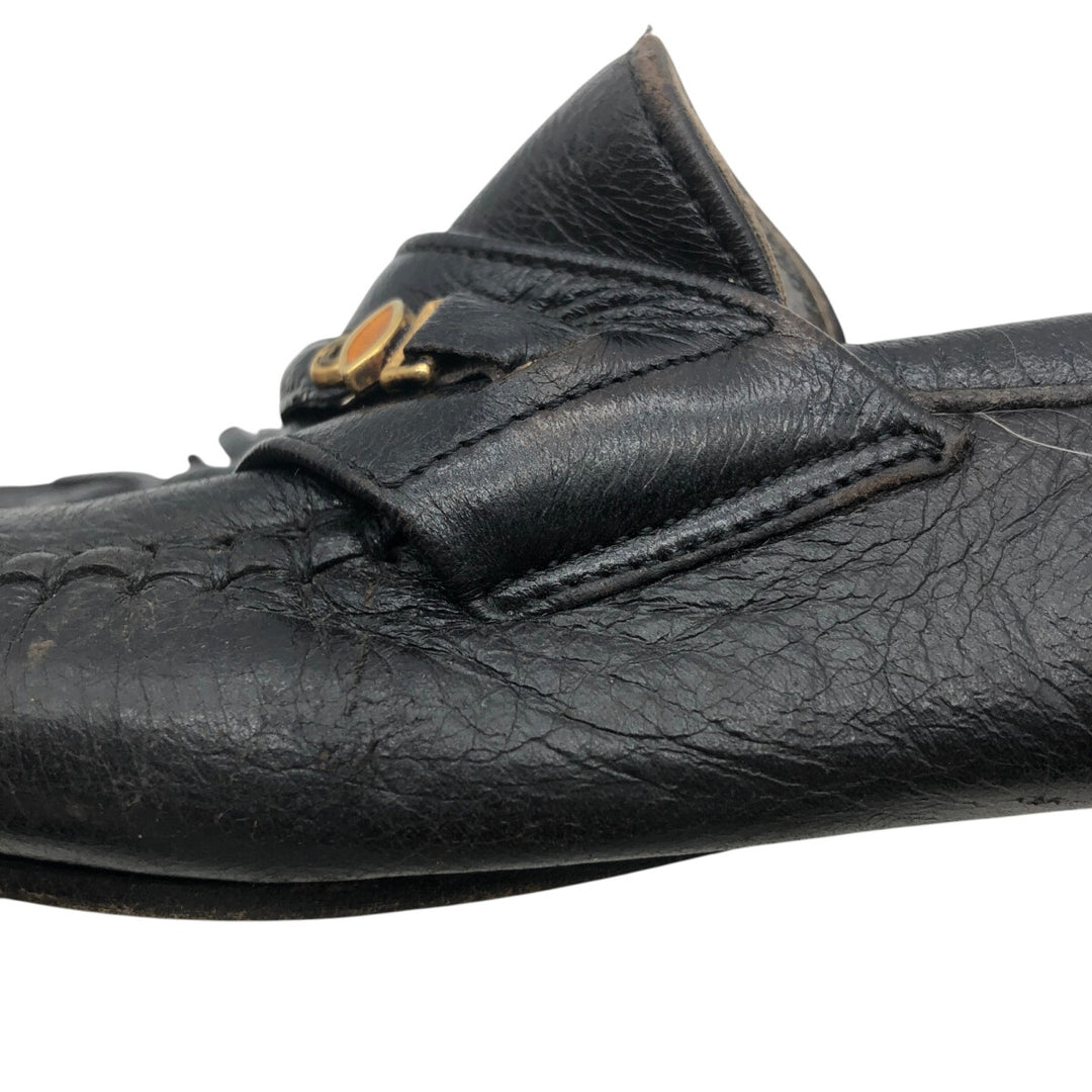 Bally Tassel Loafers, Size 10 1/2E Men's 29.0cm genuine leather black type Vintage Second Hand