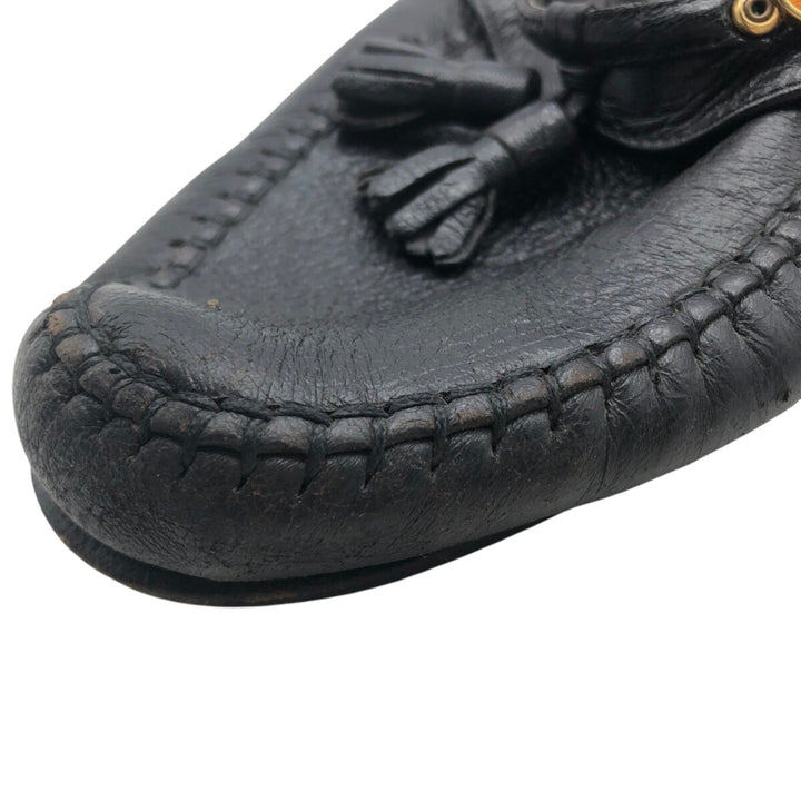 Bally Tassel Loafers, Size 10 1/2E Men's 29.0cm genuine leather black type Vintage Second Hand