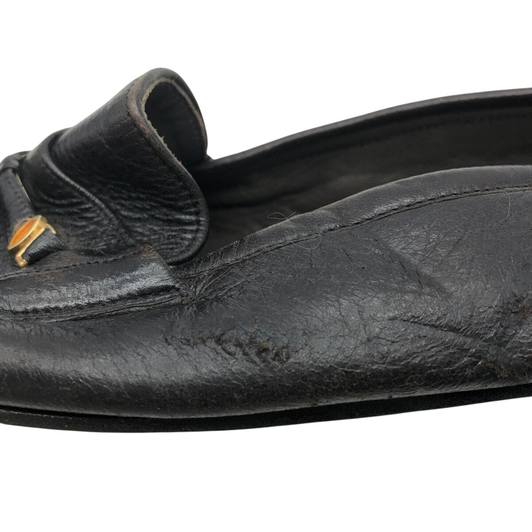 Bally Tassel Loafers, Size 10 1/2E Men's 29.0cm genuine leather black type Vintage Second Hand