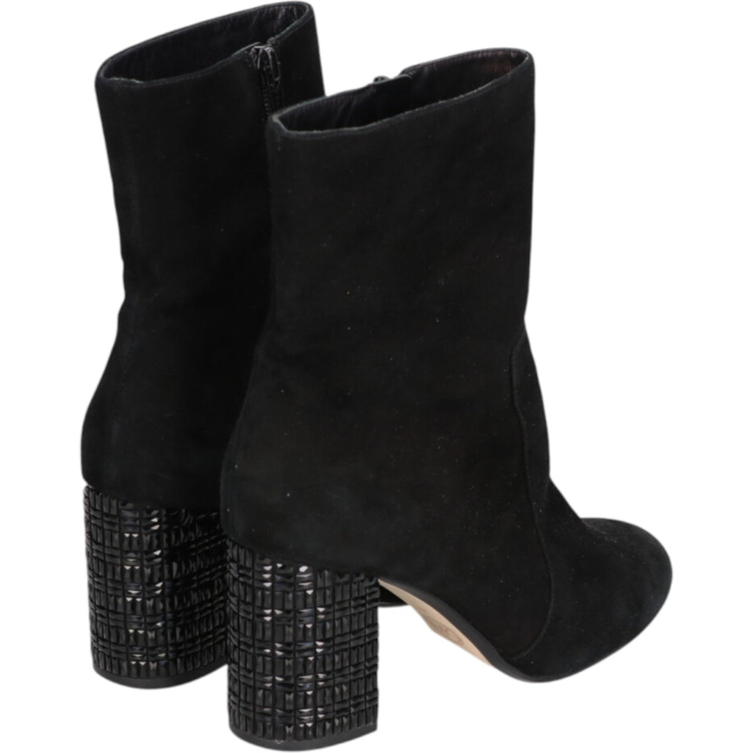 MICHAEL KORS Suede Side Zip Boots 6 1/2 Women's 9.3" Suede /saa013559 Women's 23.5cm suede black type Vintage Second Hand