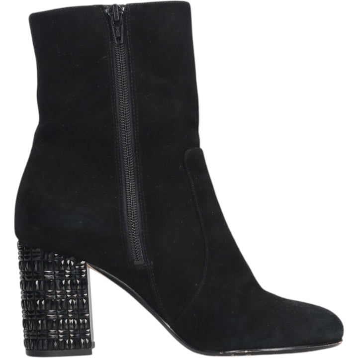 MICHAEL KORS Suede Side Zip Boots 6 1/2 Women's 9.3" Suede /saa013559 Women's 23.5cm suede black type Vintage Second Hand