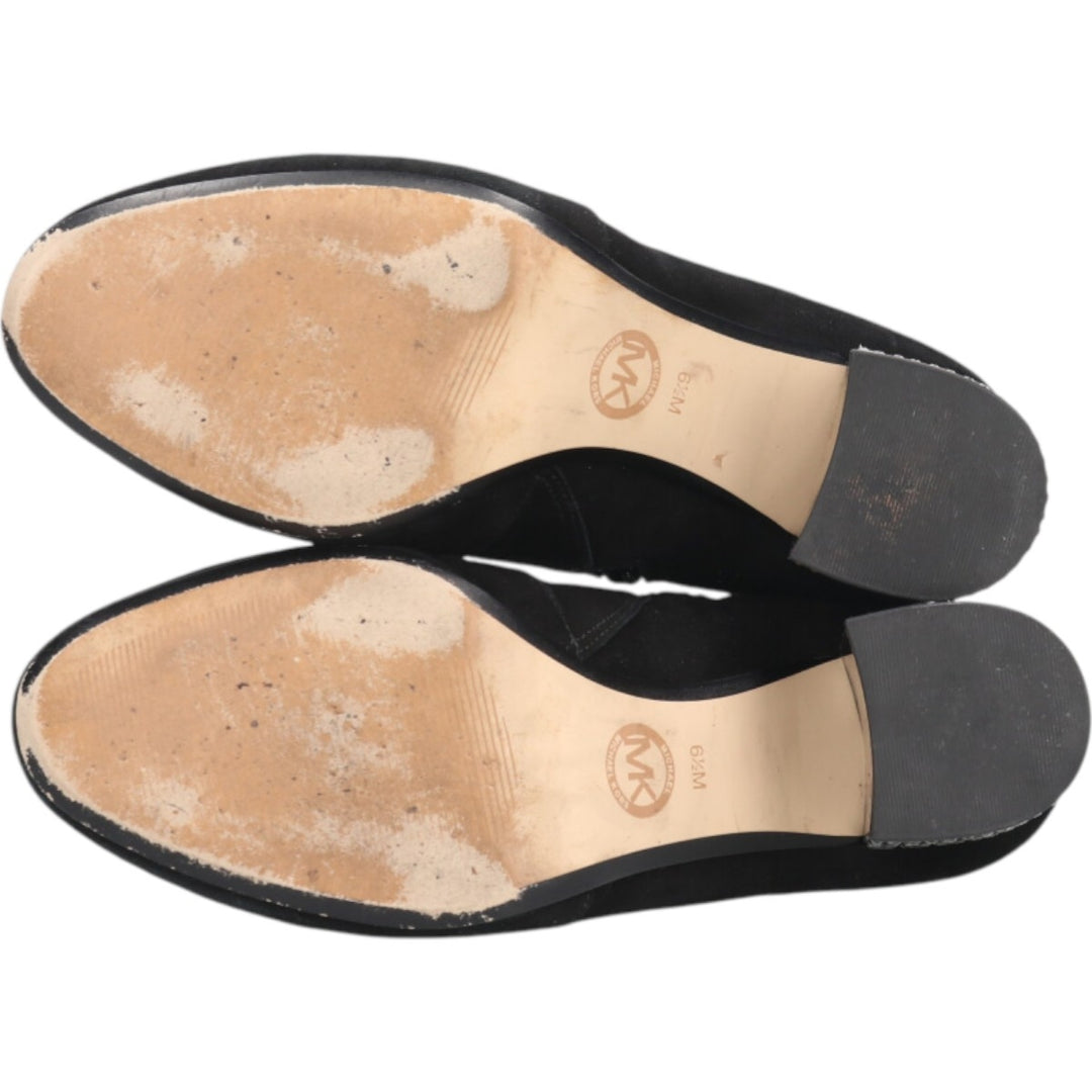 MICHAEL KORS Suede Side Zip Boots 6 1/2 Women's 9.3" Suede /saa013559 Women's 23.5cm suede black type Vintage Second Hand