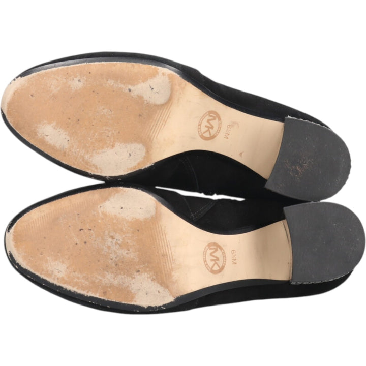 MICHAEL KORS Suede Side Zip Boots 6 1/2 Women's 9.3" Suede /saa013559 Women's 23.5cm suede black type Vintage Second Hand
