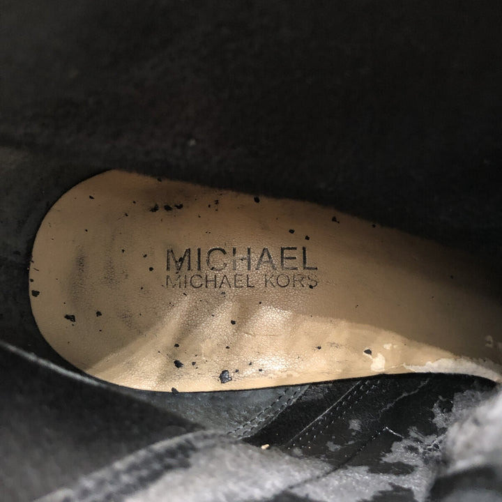 MICHAEL KORS Suede Side Zip Boots 6 1/2 Women's 9.3" Suede /saa013559 Women's 23.5cm suede black type Vintage Second Hand