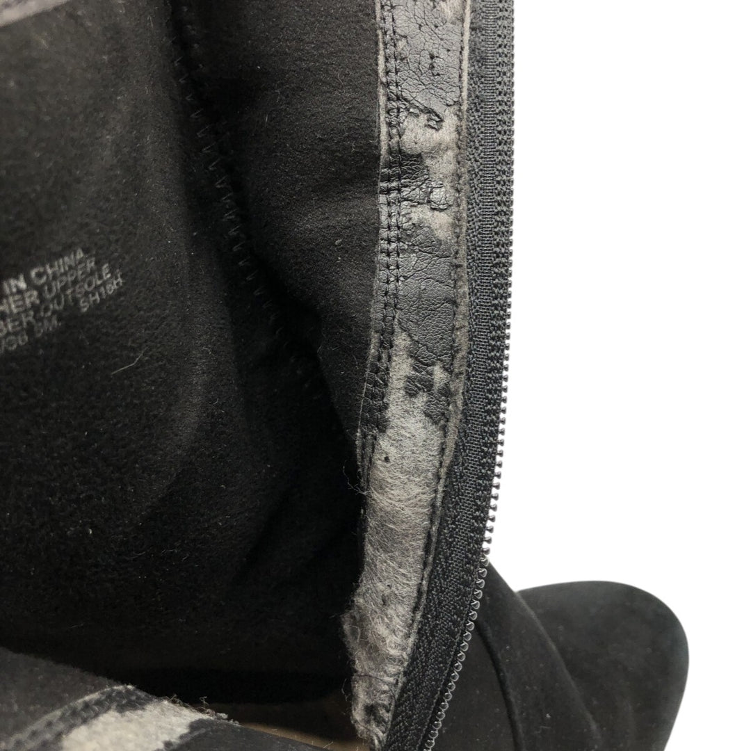 MICHAEL KORS Suede Side Zip Boots 6 1/2 Women's 9.3" Suede /saa013559 Women's 23.5cm suede black type Vintage Second Hand