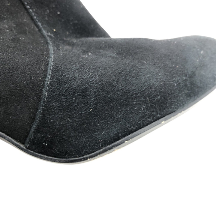 MICHAEL KORS Suede Side Zip Boots 6 1/2 Women's 9.3" Suede /saa013559 Women's 23.5cm suede black type Vintage Second Hand