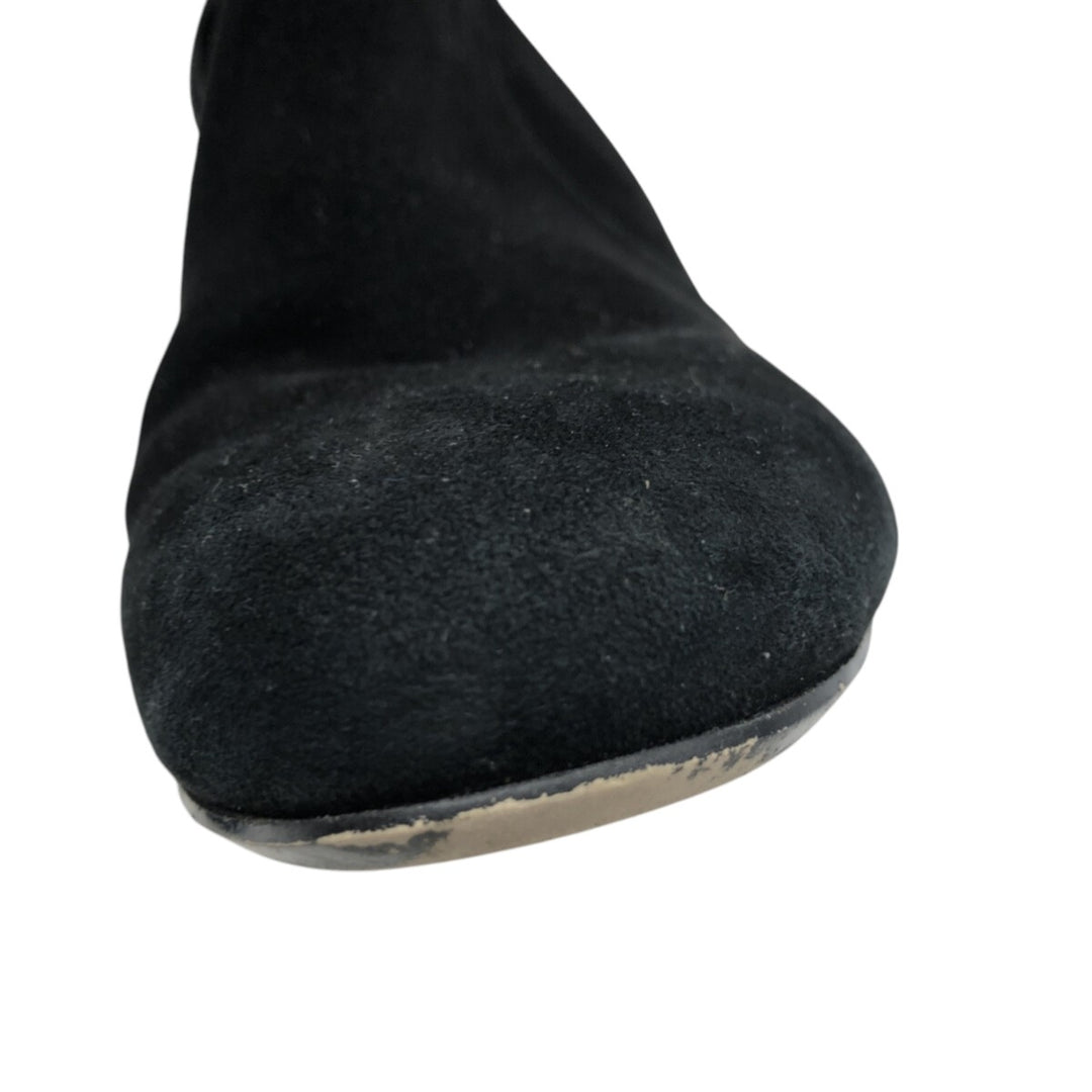 MICHAEL KORS Suede Side Zip Boots 6 1/2 Women's 9.3" Suede /saa013559 Women's 23.5cm suede black type Vintage Second Hand