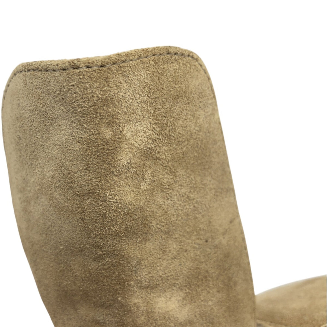 Coach Dean Bootie suede lace-up boots, women's, size 9.1" /saa013561 Women's 23.0cm suede brown type Vintage Second Hand