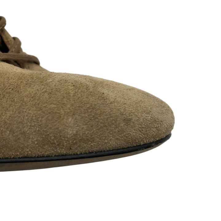 Coach Dean Bootie suede lace-up boots, women's, size 9.1" /saa013561 Women's 23.0cm suede brown type Vintage Second Hand