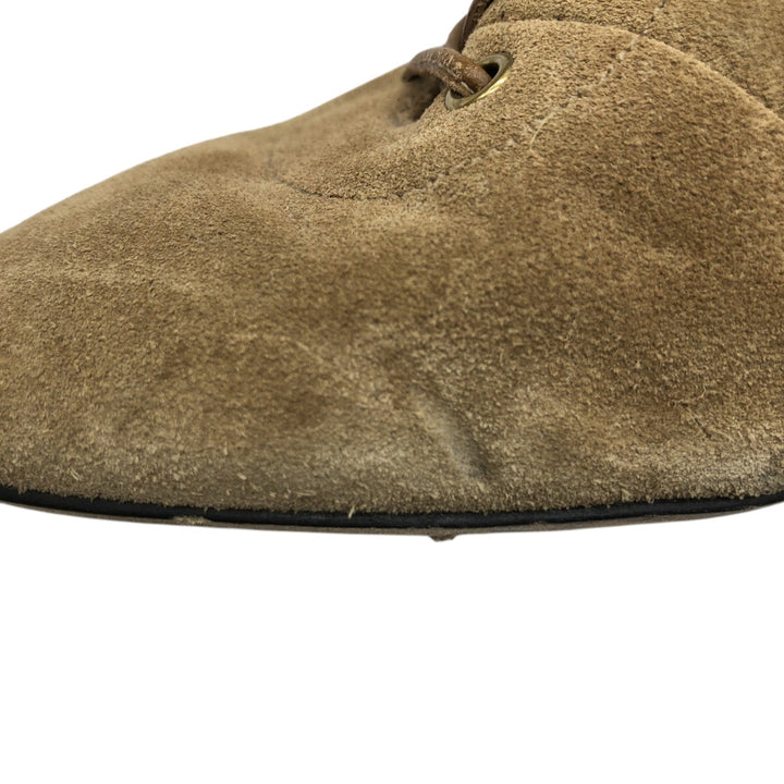 Coach Dean Bootie suede lace-up boots, women's, size 9.1" /saa013561 Women's 23.0cm suede brown type Vintage Second Hand