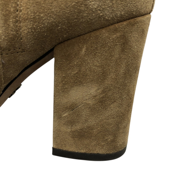 Coach Dean Bootie suede lace-up boots, women's, size 9.1" /saa013561 Women's 23.0cm suede brown type Vintage Second Hand