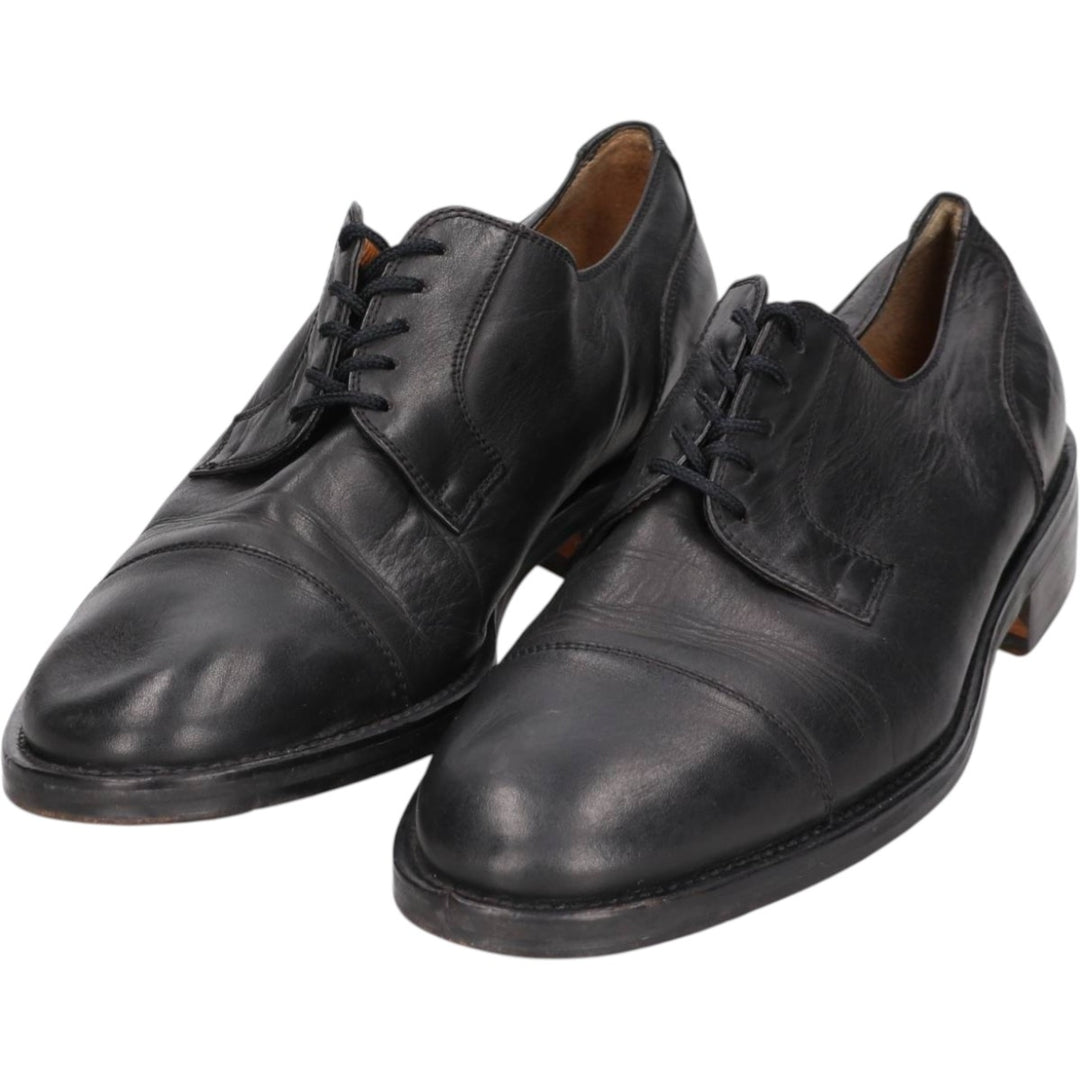 MARTINELLI straight tip shoes 41 1/2 Men's 26.5cm genuine leather black type Vintage Second Hand