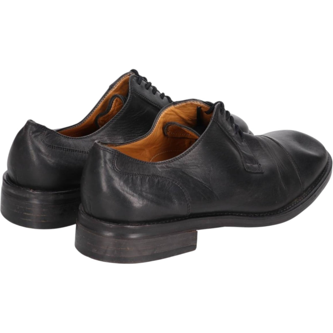MARTINELLI straight tip shoes 41 1/2 Men's 26.5cm genuine leather black type Vintage Second Hand