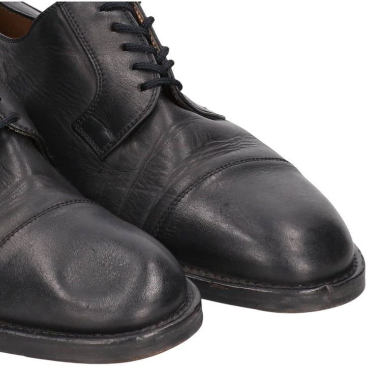 MARTINELLI straight tip shoes 41 1/2 Men's 26.5cm genuine leather black type Vintage Second Hand