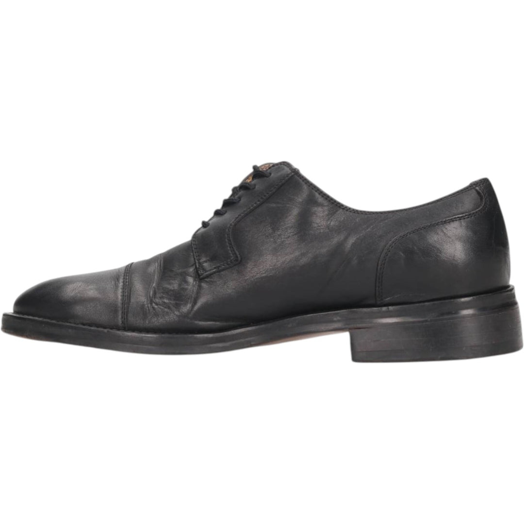 MARTINELLI straight tip shoes 41 1/2 Men's 26.5cm genuine leather black type Vintage Second Hand