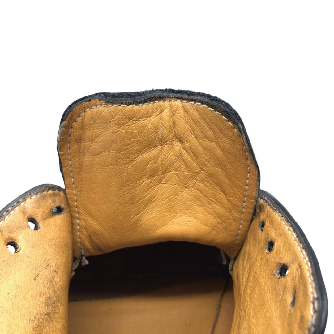 MARTINELLI straight tip shoes 41 1/2 Men's 26.5cm genuine leather black type Vintage Second Hand