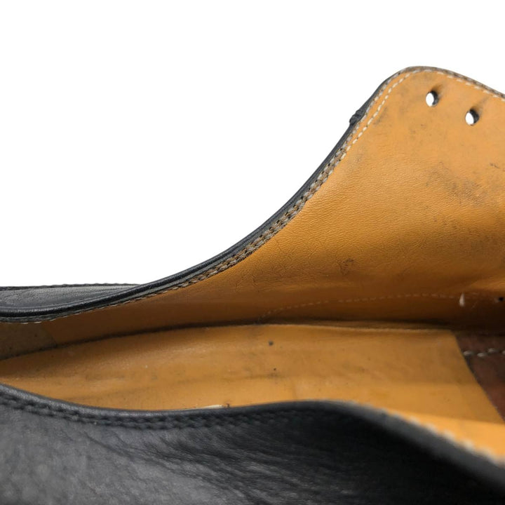MARTINELLI straight tip shoes 41 1/2 Men's 26.5cm genuine leather black type Vintage Second Hand