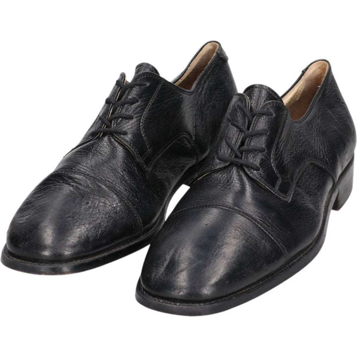 WILLY ADAMS Straight Tip Shoes Made in Italy Size 41 Men's 25.5cm genuine leather black type Vintage Second Hand