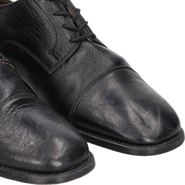 WILLY ADAMS Straight Tip Shoes Made in Italy Size 41 Men's 25.5cm genuine leather black type Vintage Second Hand