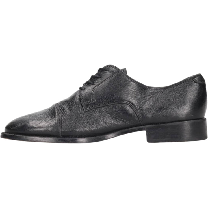WILLY ADAMS Straight Tip Shoes Made in Italy Size 41 Men's 25.5cm genuine leather black type Vintage Second Hand