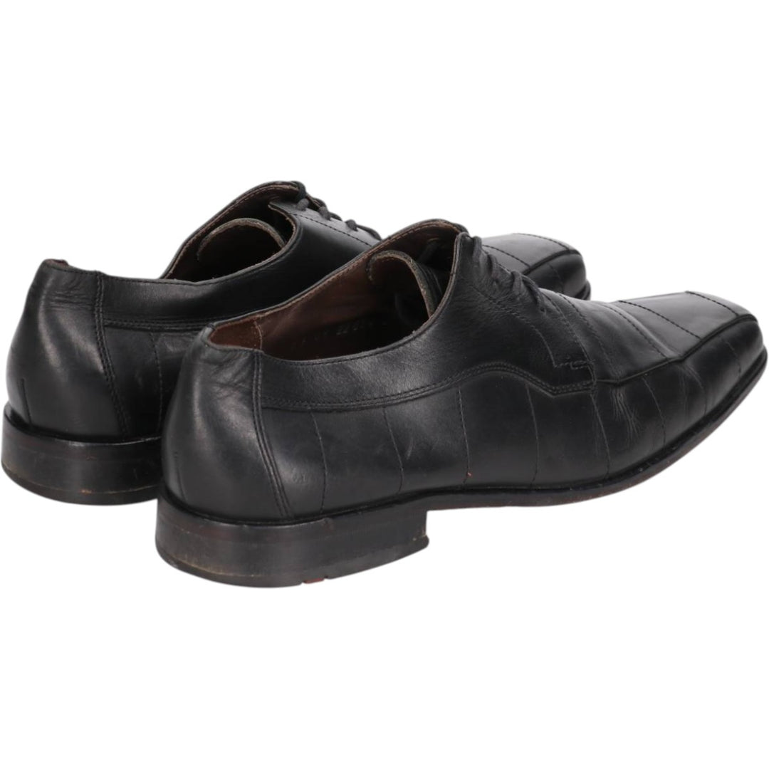 LLOYD square-toe leather shoes, made in Germany, size 40 1/2, men's 9.8" square toe /saa013579 Men's 25.0cm genuine leather black type Vintage Second Hand