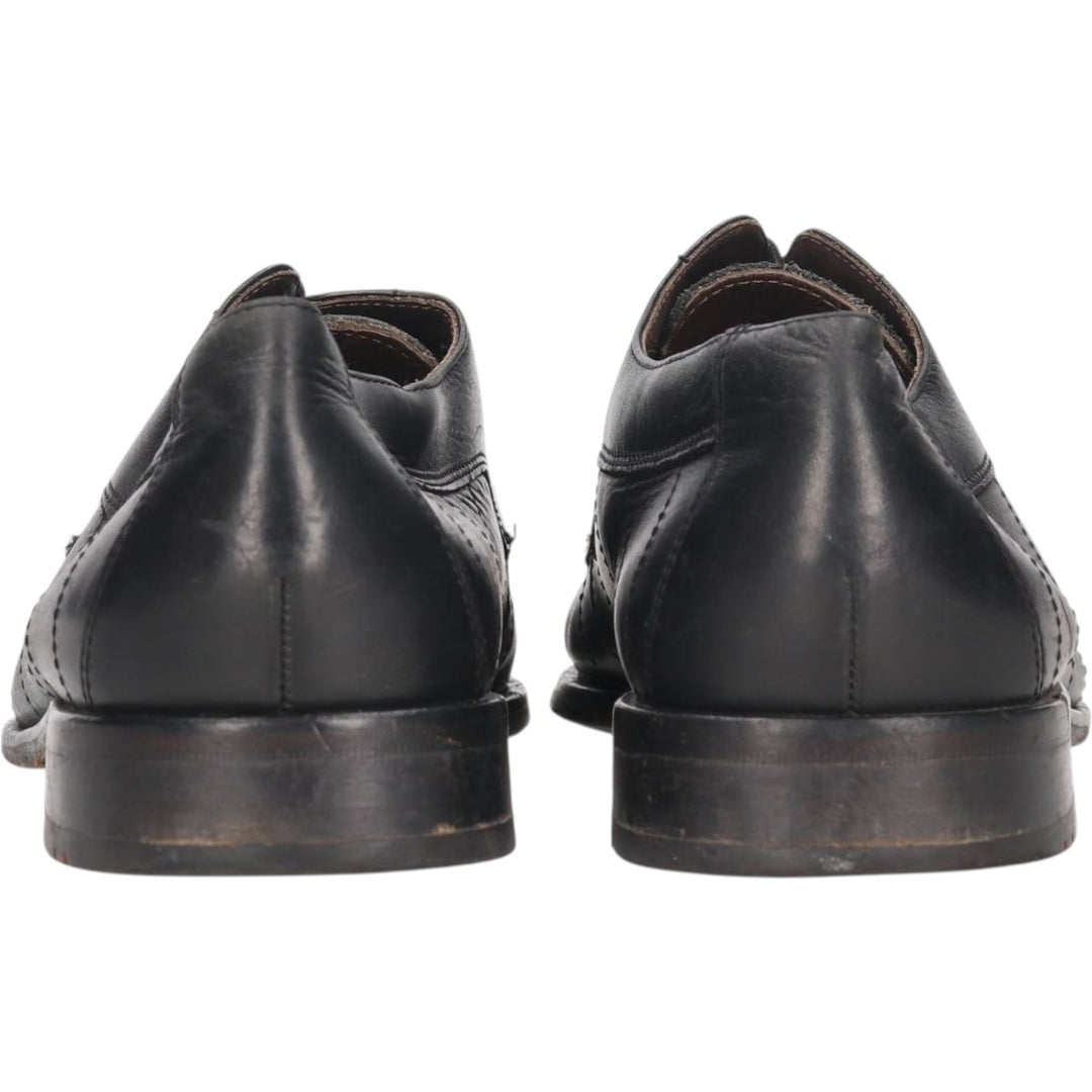LLOYD square-toe leather shoes, made in Germany, size 40 1/2, men's 9.8" square toe /saa013579 Men's 25.0cm genuine leather black type Vintage Second Hand