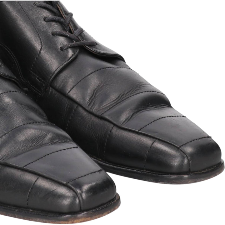 LLOYD square-toe leather shoes, made in Germany, size 40 1/2, men's 9.8" square toe /saa013579 Men's 25.0cm genuine leather black type Vintage Second Hand
