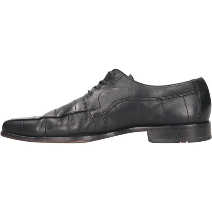 LLOYD square-toe leather shoes, made in Germany, size 40 1/2, men's 9.8" square toe /saa013579 Men's 25.0cm genuine leather black type Vintage Second Hand