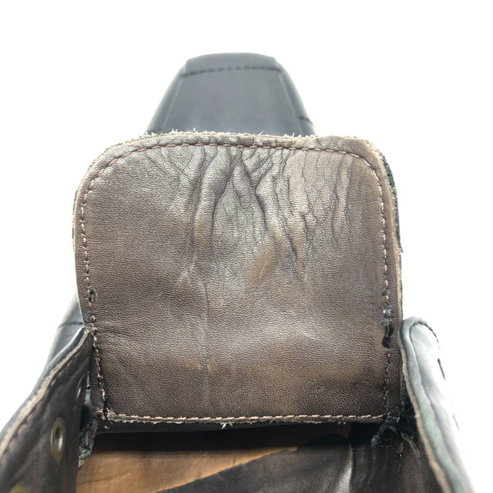 LLOYD square-toe leather shoes, made in Germany, size 40 1/2, men's 9.8" square toe /saa013579 Men's 25.0cm genuine leather black type Vintage Second Hand