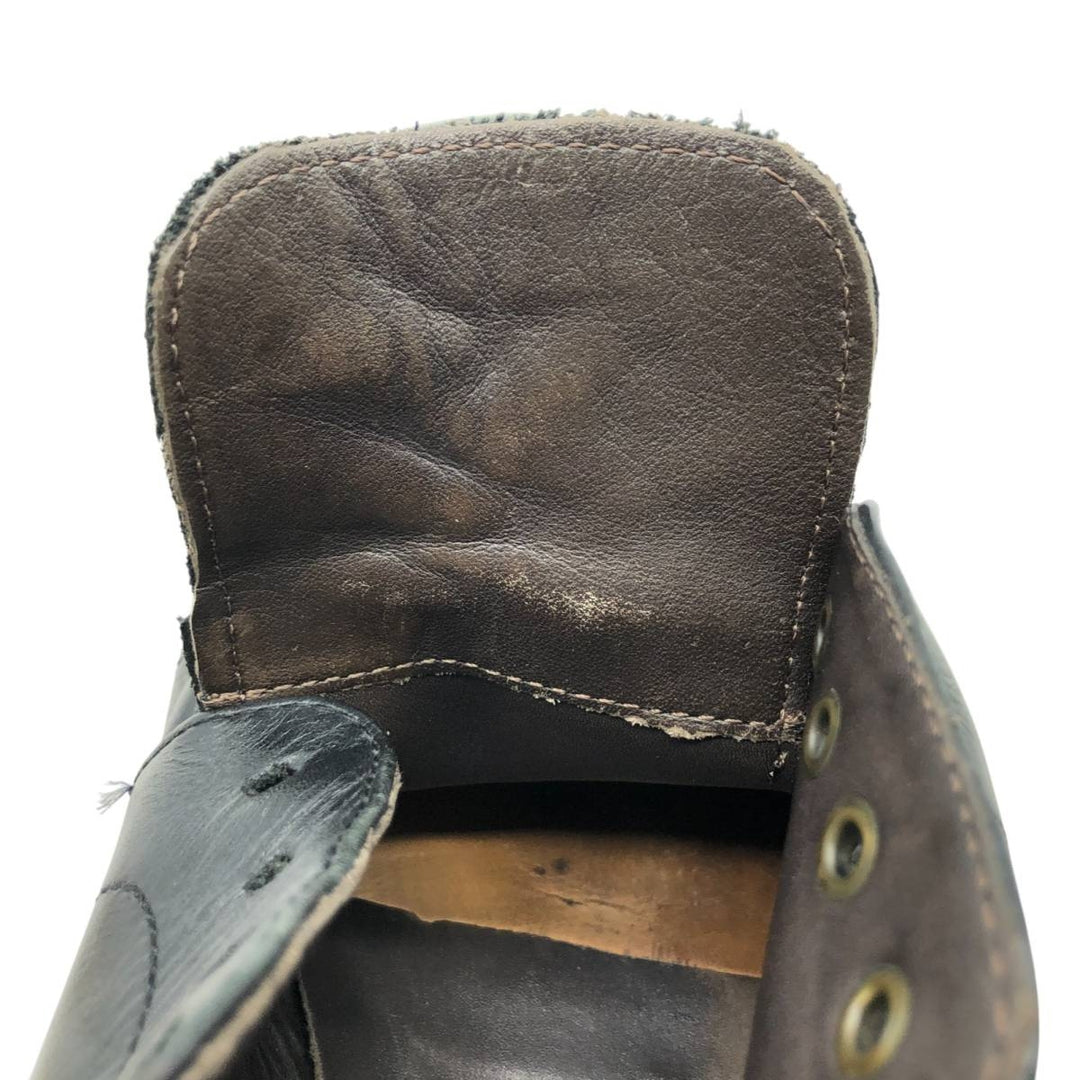 LLOYD square-toe leather shoes, made in Germany, size 40 1/2, men's 9.8" square toe /saa013579 Men's 25.0cm genuine leather black type Vintage Second Hand