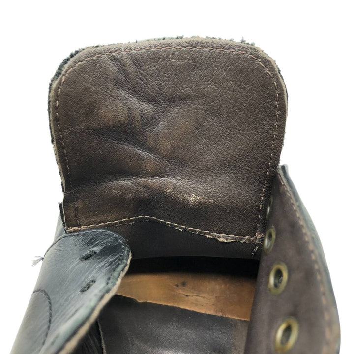 LLOYD square-toe leather shoes, made in Germany, size 40 1/2, men's 9.8" square toe /saa013579 Men's 25.0cm genuine leather black type Vintage Second Hand
