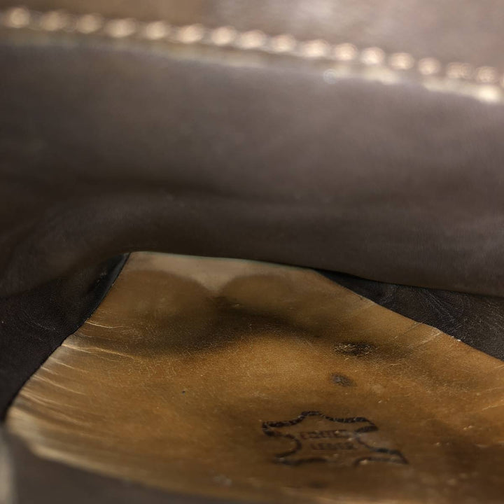 LLOYD square-toe leather shoes, made in Germany, size 40 1/2, men's 9.8" square toe /saa013579 Men's 25.0cm genuine leather black type Vintage Second Hand