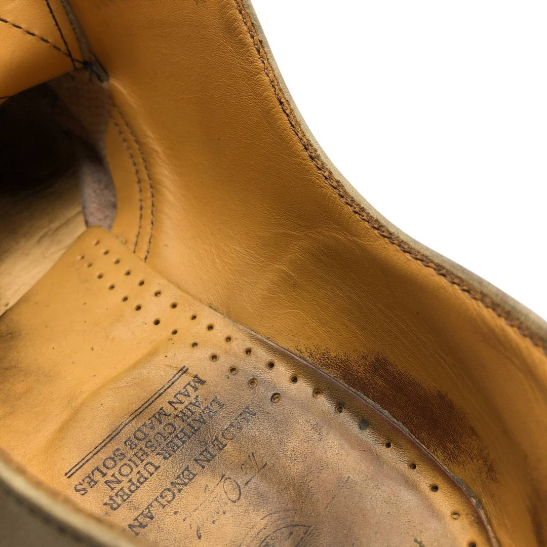 Dr. Martens 4-Eye Shoes, Made in England, Size 10 Men's 29.0cm genuine leather Khaki type Vintage Second Hand