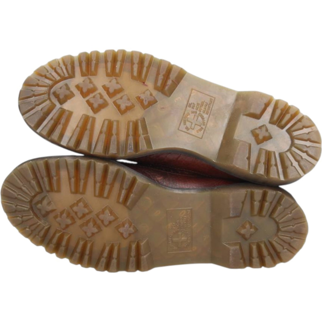 Dr. Martens Camouflage Pattern Full Brogue Wingtip Shoes, Size 8 Men's 27.0cm genuine leather brown type Vintage Second Hand