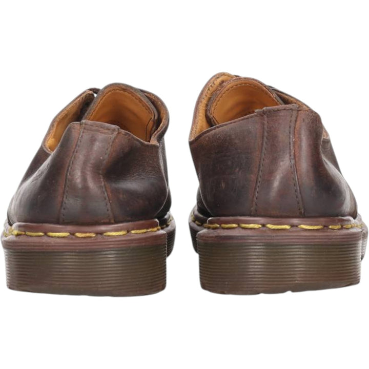 Dr. Martens THE ORIGINAL 4-Eye Shoes, Made in England, Size 8 Men's 27.0cm genuine leather brown type Vintage Second Hand