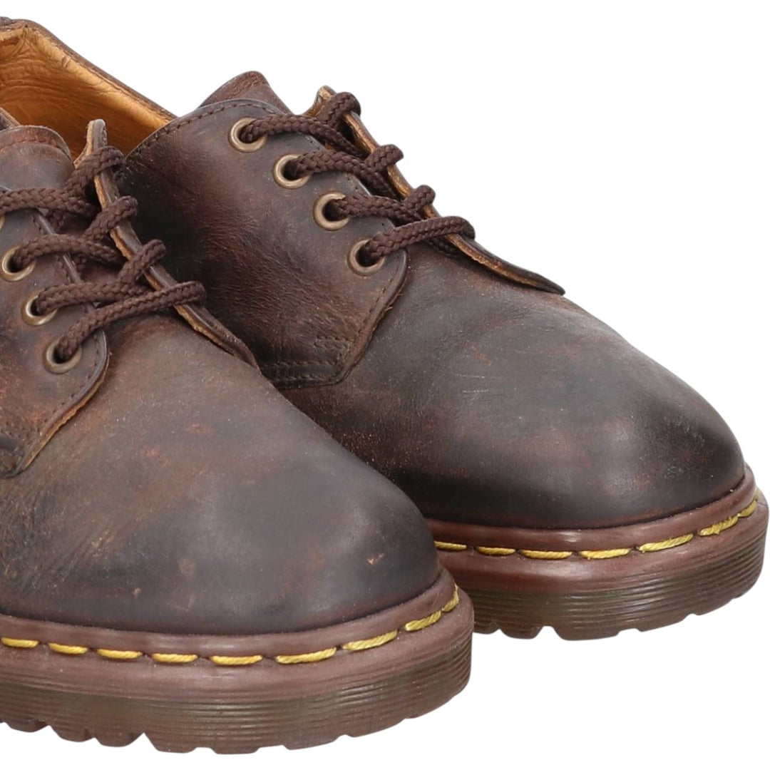 Dr. Martens THE ORIGINAL 4-Eye Shoes, Made in England, Size 8 Men's 27.0cm genuine leather brown type Vintage Second Hand