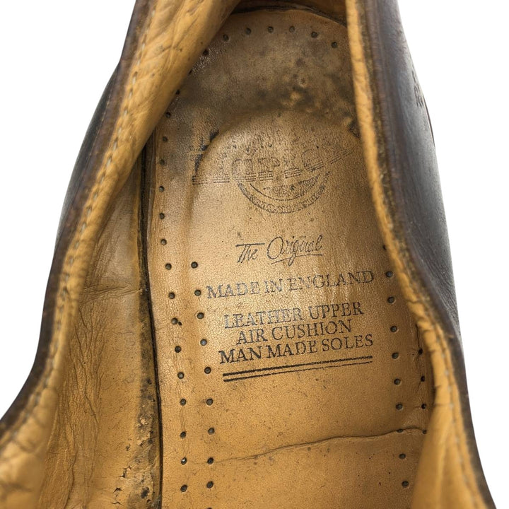 Dr. Martens THE ORIGINAL 4-Eye Shoes, Made in England, Size 8 Men's 27.0cm genuine leather brown type Vintage Second Hand