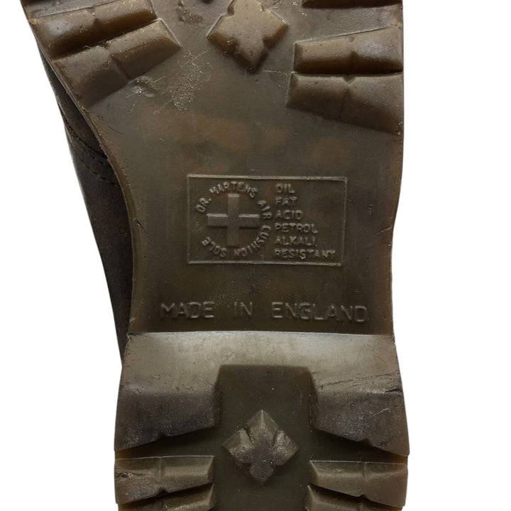 Dr. Martens THE ORIGINAL 4-Eye Shoes, Made in England, Size 8 Men's 27.0cm genuine leather brown type Vintage Second Hand