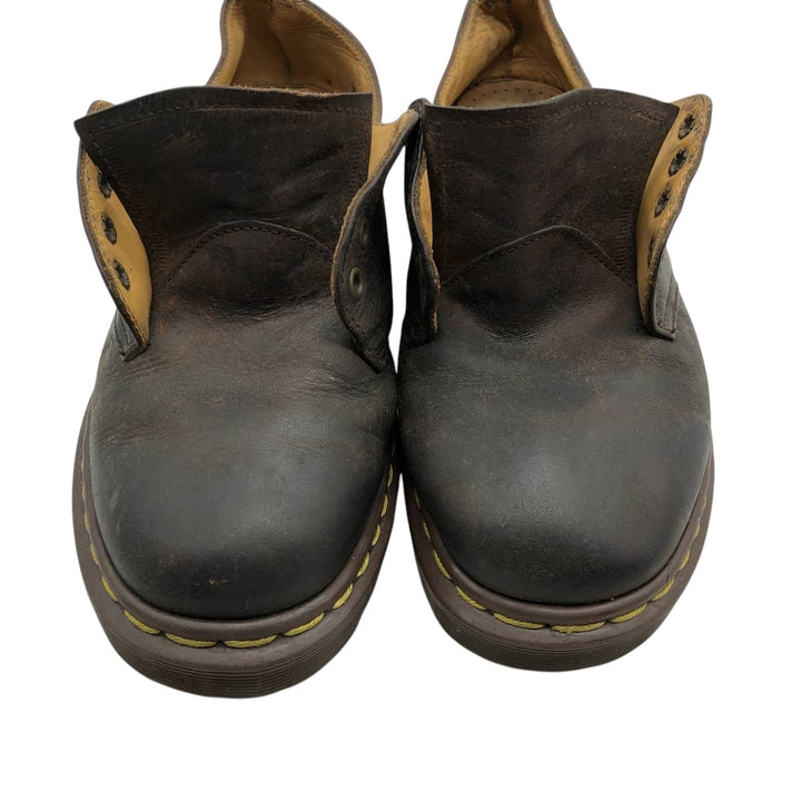 Dr. Martens THE ORIGINAL 4-Eye Shoes, Made in England, Size 8 Men's 27.0cm genuine leather brown type Vintage Second Hand