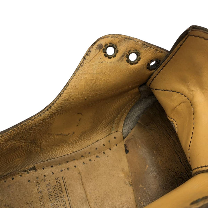 Dr. Martens THE ORIGINAL 4-Eye Shoes, Made in England, Size 8 Men's 27.0cm genuine leather brown type Vintage Second Hand