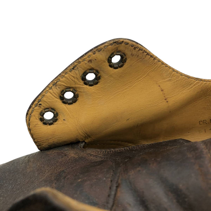 Dr. Martens THE ORIGINAL 4-Eye Shoes, Made in England, Size 8 Men's 27.0cm genuine leather brown type Vintage Second Hand