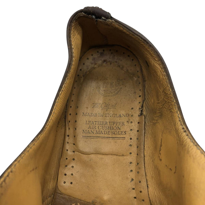 Dr. Martens THE ORIGINAL 4-Eye Shoes, Made in England, Size 8 Men's 27.0cm genuine leather brown type Vintage Second Hand